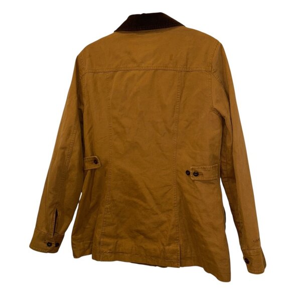 Orvis Tan Utility Jacket with Brown Collar - Picture 4 of 5